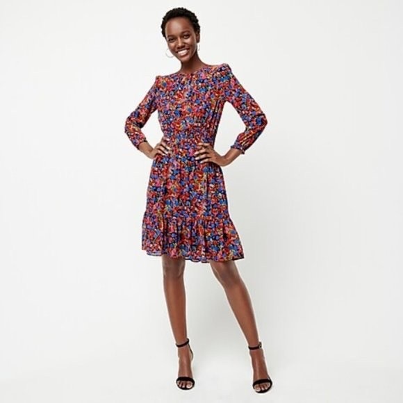 J. Crew Dresses & Skirts - J. Crew Glendale Dress Old Floral, BNWT, size Large